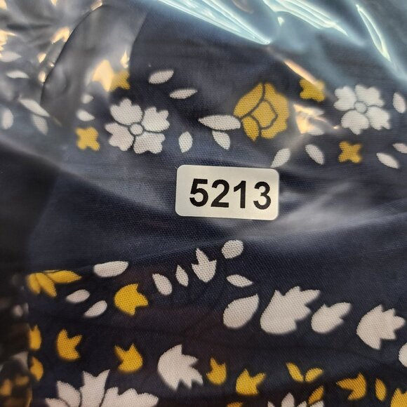 Umgee USA Womens Bohemian Tunic Dress Mixed Print Navy & Yellow 100% Rayon S - Picture 11 of 11